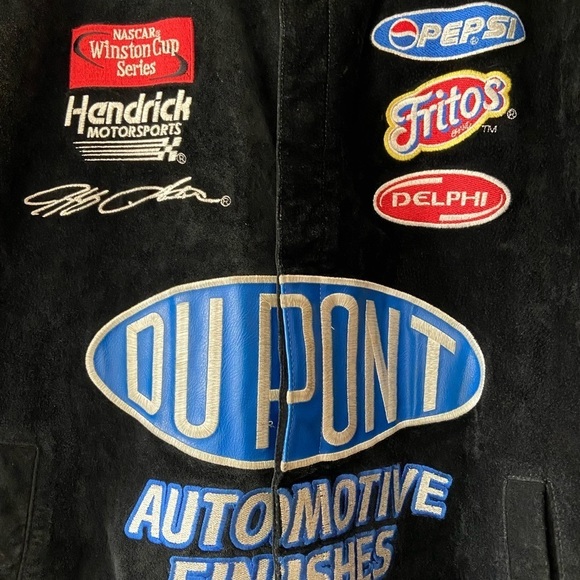 1/1 Jeff Gordon by Jeff Hamilton SuedeLeather Racing Jacket XXL oversized UNI - Picture 12 of 15
